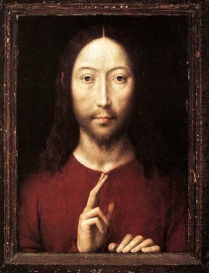 Christ Giving His Blessing, Hans Memling